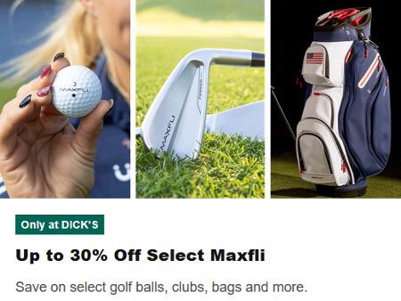 Up to 30% Off Select Maxfli