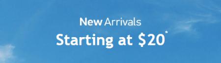 New Arrivals Starting at $20