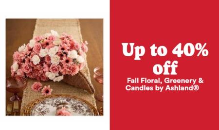 Up to 40% Off Fall Floral, Greenery & Candles by Ashland
