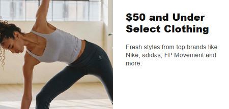 $50 and Under Select Clothing