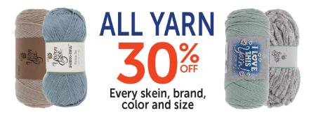 30% Off All Yarn