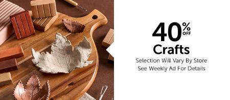 40% Off Crafts