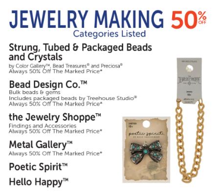 50% Off Jewelry Making