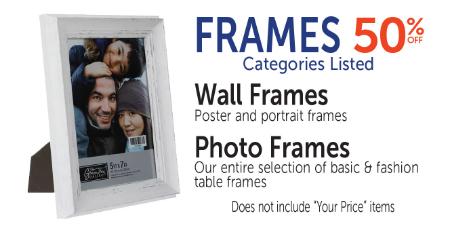 50% Off Frames