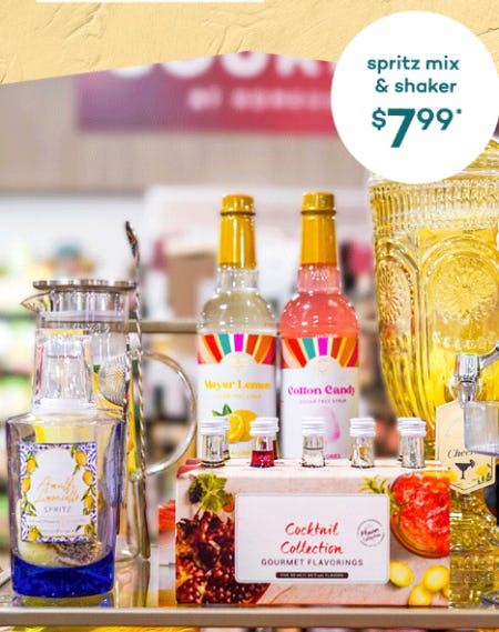 $7.99 Spritz Mix & Shaker