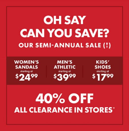 Semi-Annual Sale