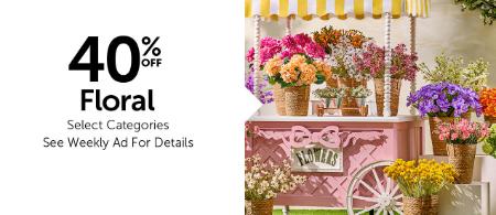 40% Off Floral