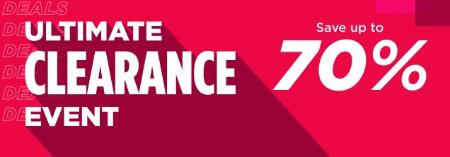 Ultimate Clearance Event Save Up to 70%