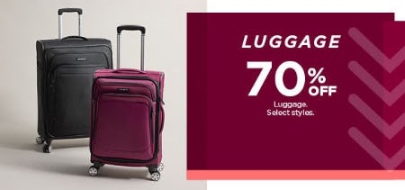Luggage 70% Off