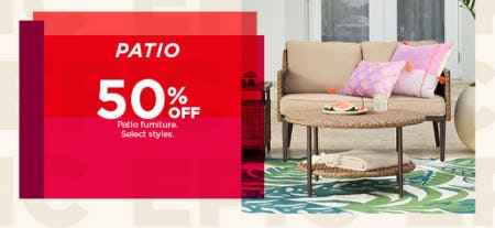 50% Off Patio Furniture