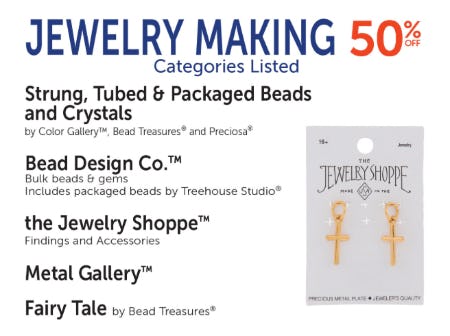 Jewelry Making 50% Off