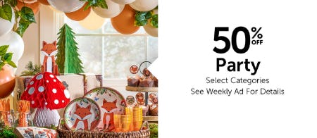 50% Off Party