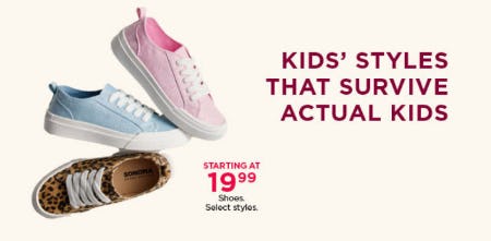 Starting at $19.99 Shoes
