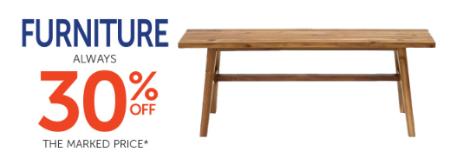 30% Off Furniture