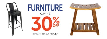 30% Off Furniture