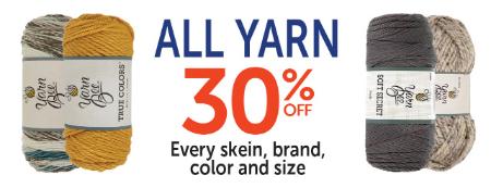 30% Off All Yarn