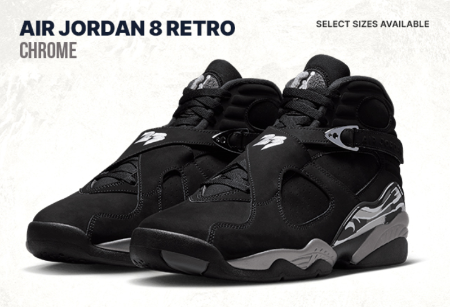 Jordan 8 Chrome Is Back