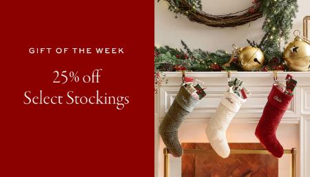 25% Off Select Stockings