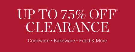Up to 75% Off Clearance