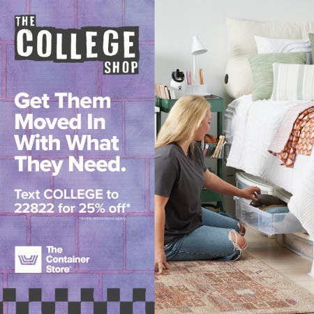 Get 25% Off For College!