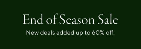 End of Season Sale