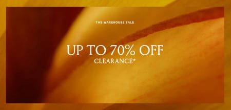 Up to 70% Off Clearance