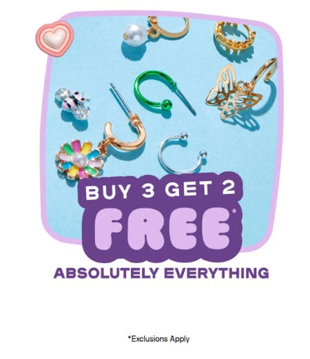 Buy 3 Get 2 Free Absolutely Everything