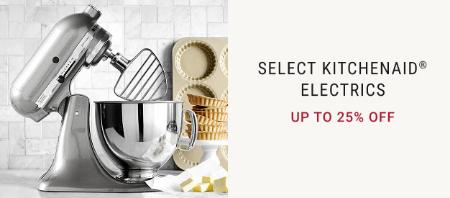 Up to 25% Off Select KitchenAid® Electrics