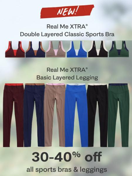 30-40% off All Sports Bras and Leggings
