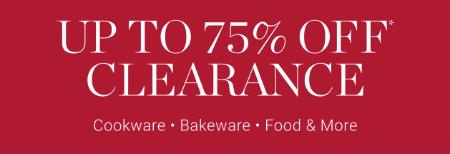 Up to 75% Off Clearance
