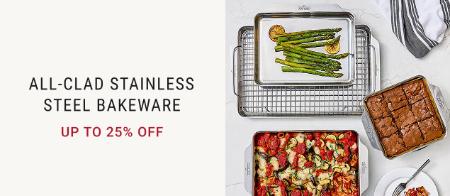 Up to 25% Off All-Clad Stainless Steel Bakeware