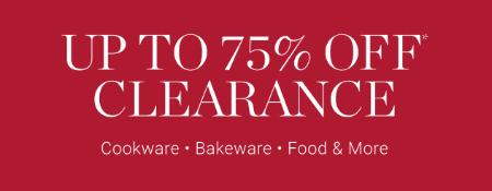Up to 75% Off Clearance