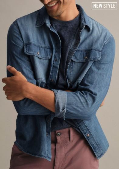Sunwashed Denim Shirt