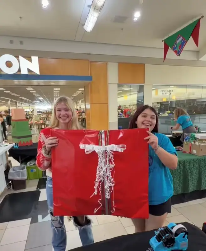 Holiday Gift Wrapping Station