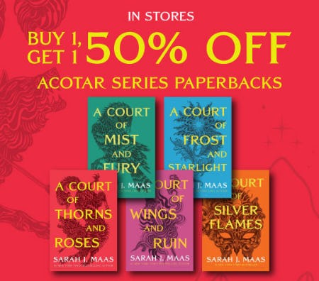 Buy 1, Get 1 50% Off Acotar Series Paperbacks