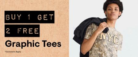 Buy 1, Get 2 Free Graphic Tees
