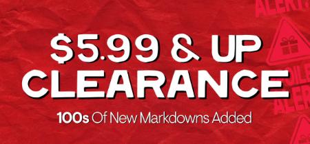 $5.99 & Up Clearance