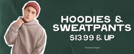 $13.99 & Up Hoodies & Sweatpants