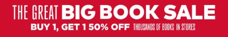 The Great Big Book Sale: BOGO 50% Off