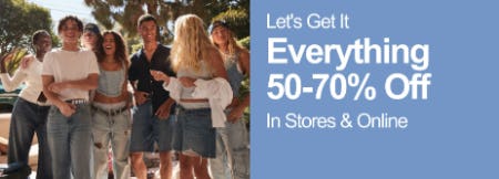 50-70% Off Everything