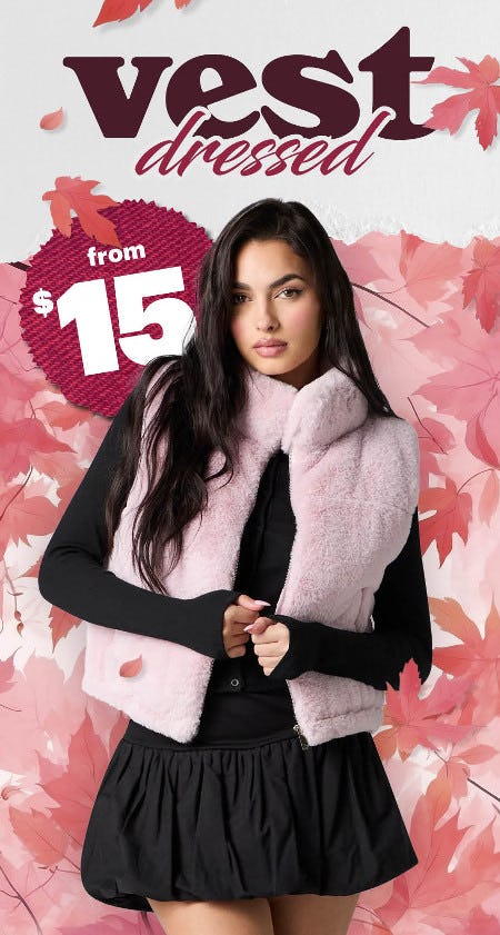 Vest From $15