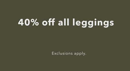 40% off All Leggings