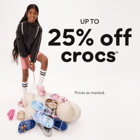 Up to 25% Off crocs™