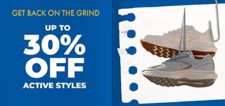 Up to 30% Off Active Styles