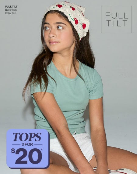 Tops 3 For $20
