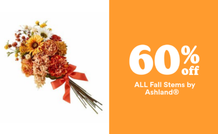 60% Off All Fall Stems by Ashland