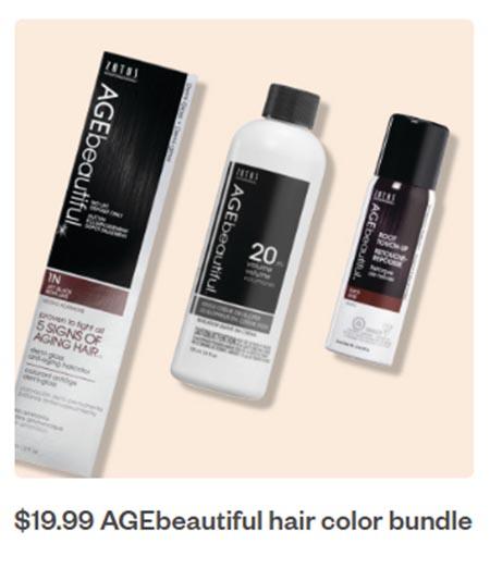 $19.99 AGEbeautiful Hair Color Bundle
