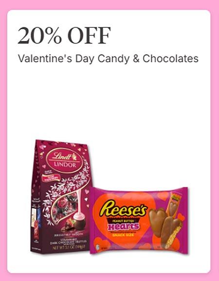 20% Off Valentine's Day Candy & Chocolates