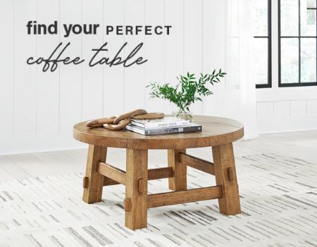 Find Your Perfect Coffee Table