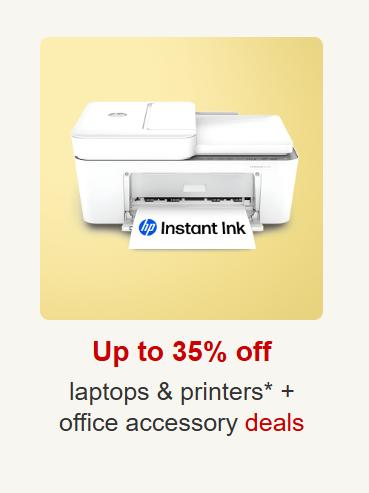 Up to 35% Off Laptops and Printers* plus Office Accessory Deals